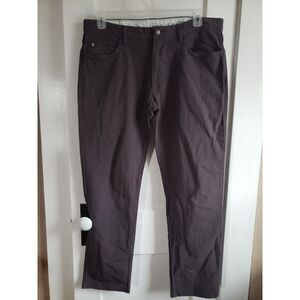 Linksoul‎ Make Par Not War Mens 36 Dark Gray 5-POCKET BOARDWALKER GOLF PANT